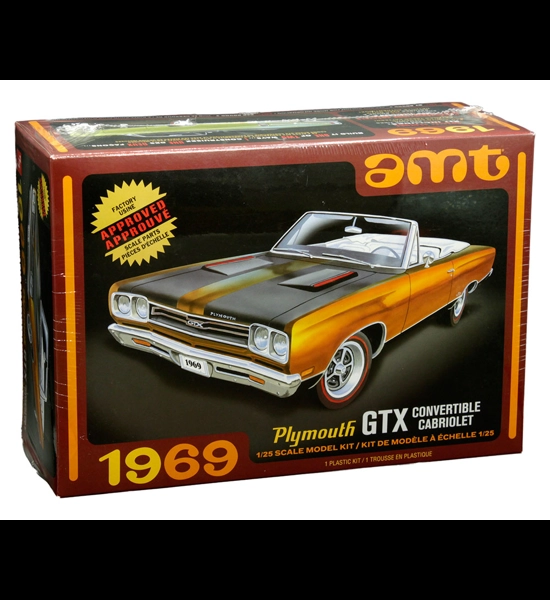 AMT 1969 Plymouth GTX Convertible Model Kit