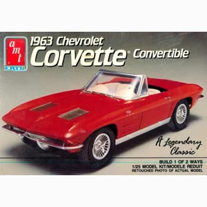 AMT 1963 Chevy Corvette Convertible Model Kit