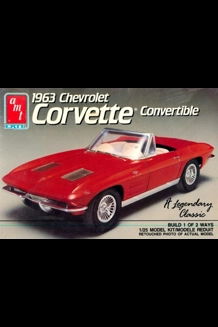 AMT 1963 Chevy Corvette Convertible Model Kit