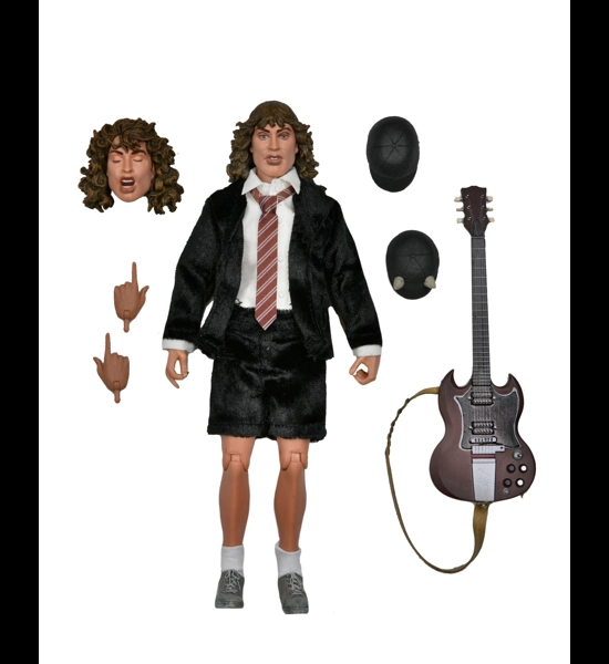 NECA AC/DC Angus Young 8" Clothed Figure