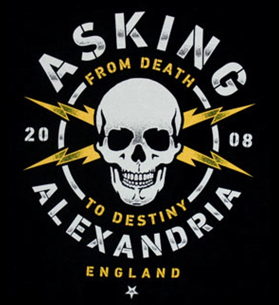 Asking Alexandria - Skull Bolts T-Shirt