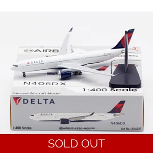 Delta Airbus A330-941 1/400 Diecast