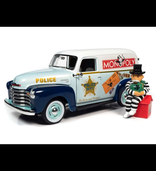 Auto World Monopoly 1948 Chevy Panel Van 1:18 Scale