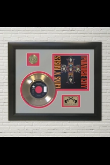 Guns N Roses Paradise City Gold 45 Framed Display