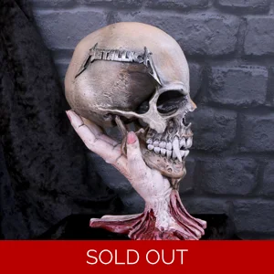 Metallica Sad But True Skull Sculpture