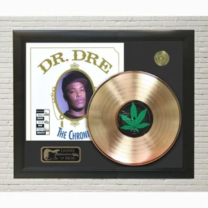 Dr. Dre The Chronic Gold Framed LP Display