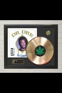 Dr. Dre The Chronic Gold Framed LP Display