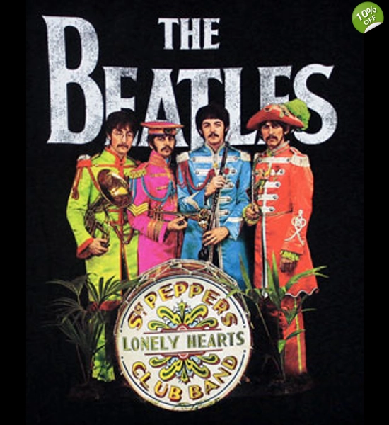 The Beatles - SGT. Pepper BLK. T-Shirt