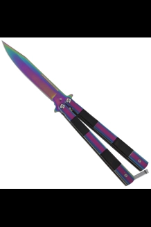 Split Venom Stainless Steel Butterfly Knife