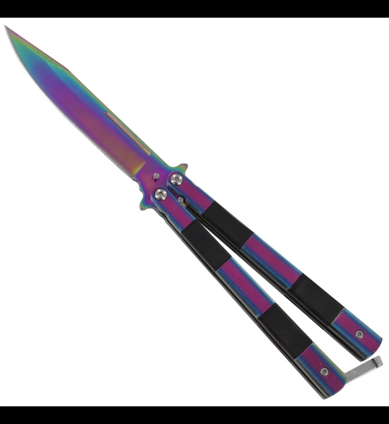 Split Venom Stainless Steel Butterfly Knife