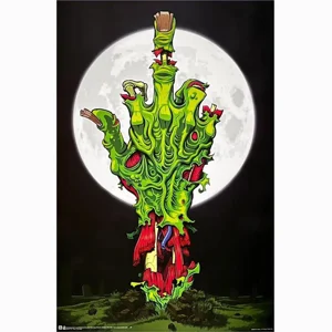 From The Dead Non-Flocked Blacklight Poster 24