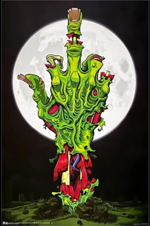 From The Dead Non-Flocked Blacklight Poster 24