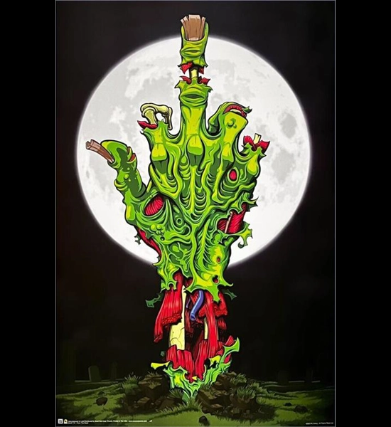 From The Dead Non-Flocked Blacklight Poster 24"x36"