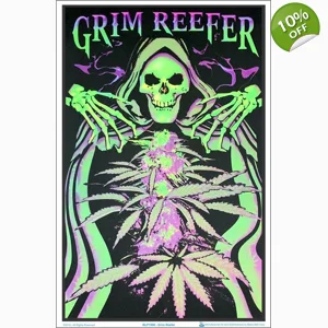 Grim Reefer Black Light Poster 23