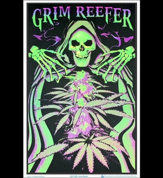 Grim Reefer Black Light Poster 23" x 35"