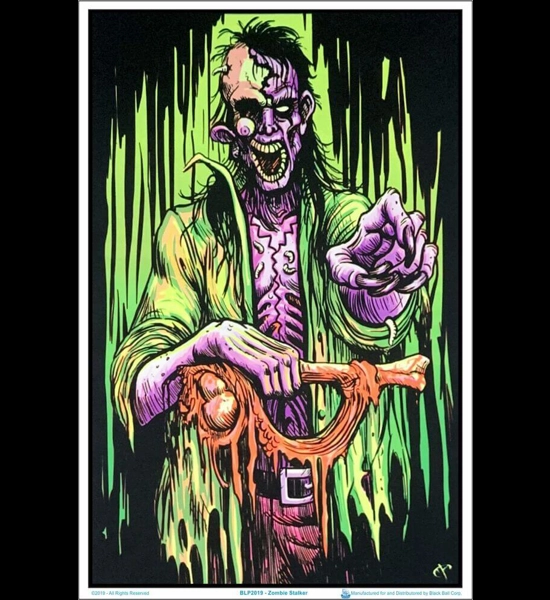 Zombie Stalker Blacklight Poster 23"x35"