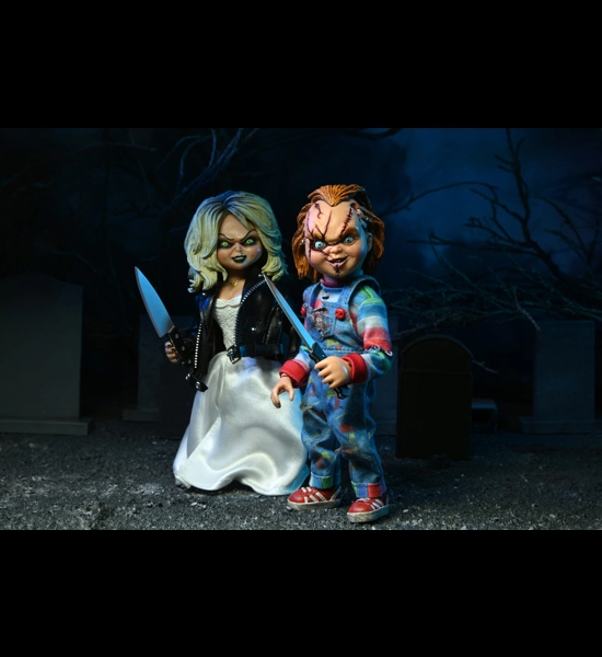 Neca Bride Of Chucky 2 PK. - Chucky & Tiffany 8" Action Figure