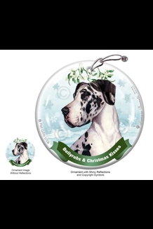Great Dane Belly Rubs Ornament