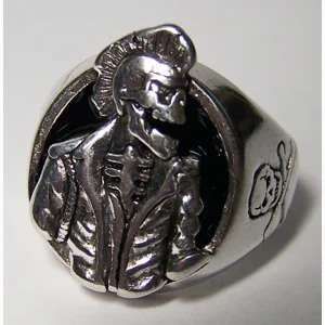 Mohawk Skull Ring