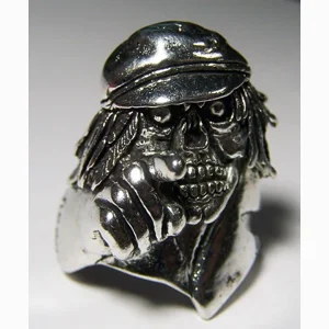 Skeleton Pointing W/Hat Ring