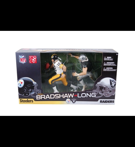 McFarlane Steelers & Raiders - Bradshaw vs Long 2-Pack Action Figures