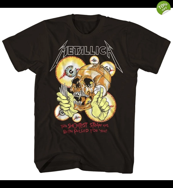 Metallica Shortest Straw T-Shirt