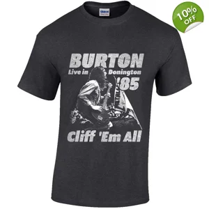 Cliff Burton - Flag Retro T-Shirt