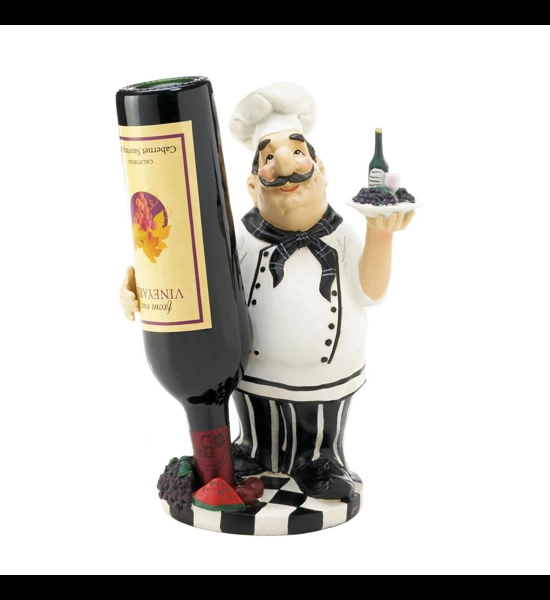 Chef Wine Bottle Holder