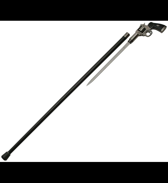 Gun Cane Metal Handle