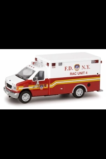 Code 3 F.D.N.Y. RAC Unit E-350 Ambulance Diecast