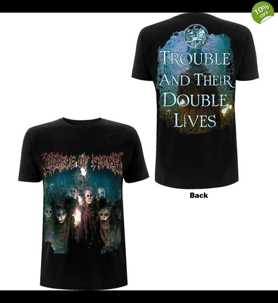 Cradle Of Filth - Trouble & Double Lives T-Shirt