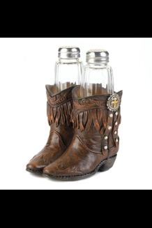 Cowboy Boots S&P Shaker Set