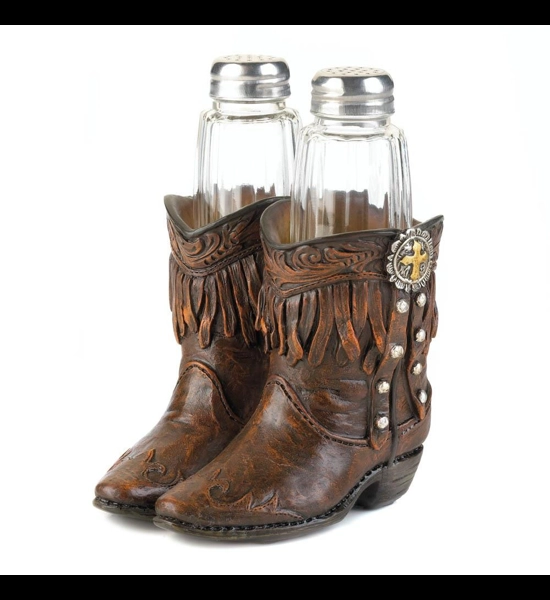 Cowboy Boots S&P Shaker Set