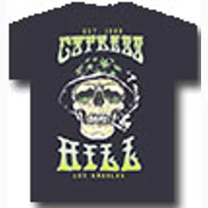Cypress Hill Smoking Skull T-Shirt XL