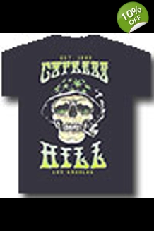 Cypress Hill Smoking Skull T-Shirt XL