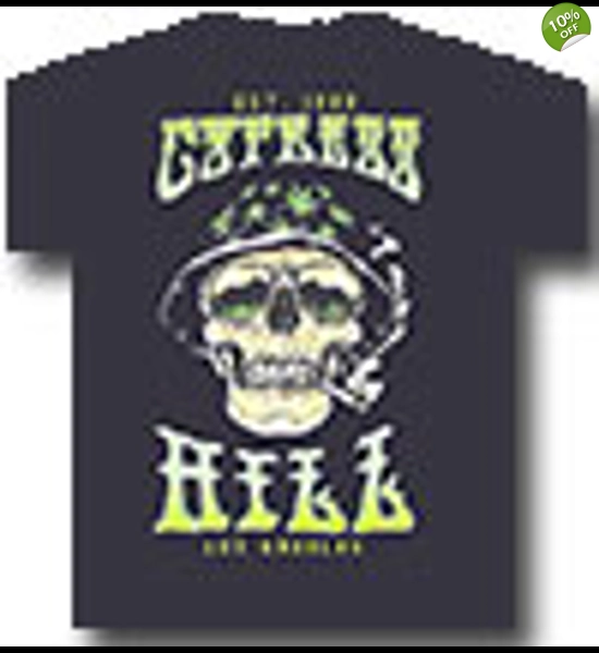 Cypress Hill Smoking Skull T-Shirt XL