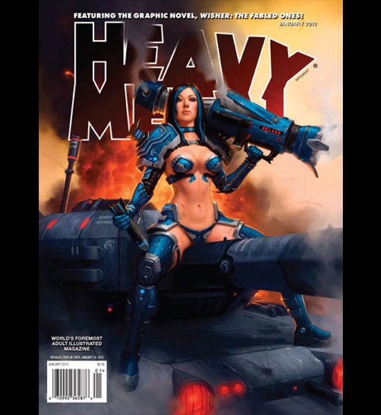 Heavy Metal - January 2012 Comic Book