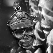 I'd Rather Die A Soldier Than A Coward Skull Pendant