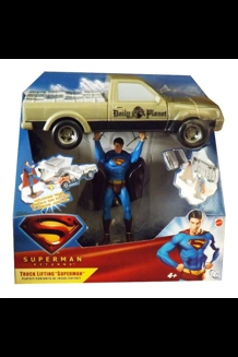 Superman Returns Truck Lifting Superman Figure