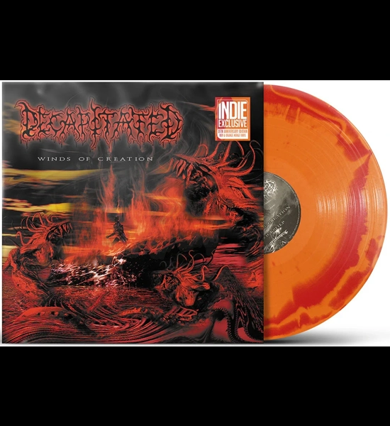Decapitated - Winds Of Creation (Indie 25th Anniversary) Red/Orange Vinyl LP