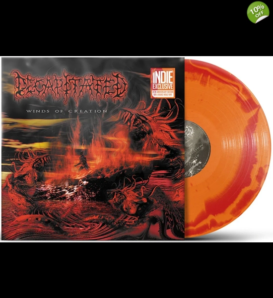 Decapitated - Winds Of Creation (Indie 25th Anniversary) Red/Orange Vinyl LP