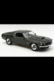 Acme 1969 Ford Mustang Boss 429 Black Jade 1/18 Diecast