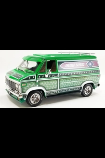 Acme 1974 Chevrolet G-Series Van- Emerald Express 1/18 Diecast