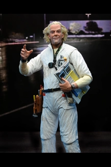 NECA Back To The Future Doc Brown 1985 Action Figure