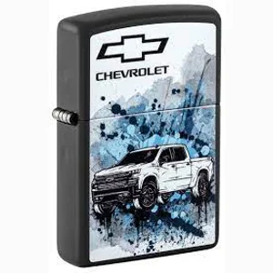 Chevrolet Silverado Black Matte Zippo Lighter