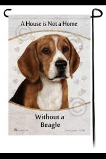 House Not A Home Beagle Garden Flag