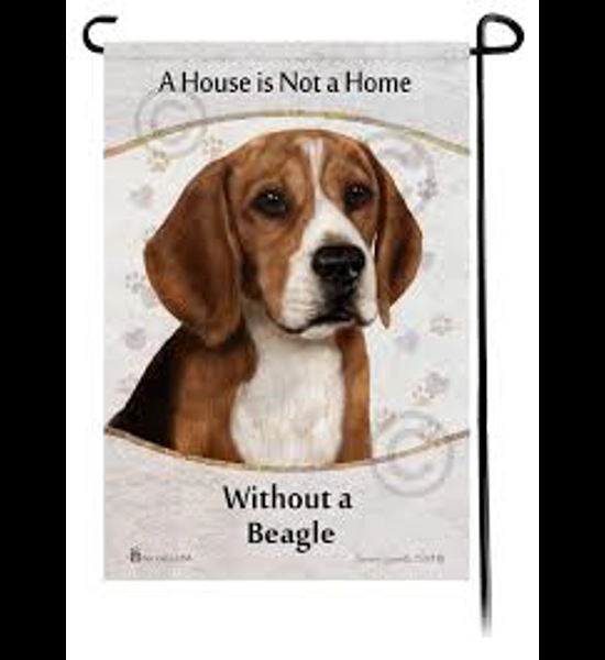 House Not A Home Beagle Garden Flag