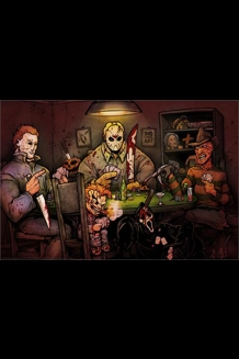 Slashers Poker Table Poster 24