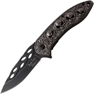 Dark Side Skull Linerlock Knife