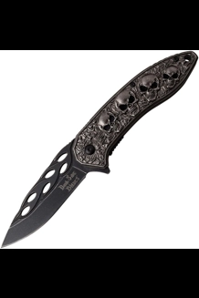 Dark Side Skull Linerlock Knife